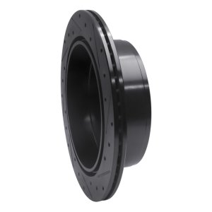 Ford F-150 Brake Rotor (1) - Rear Left - R1 Concepts - Drilled & Slotted - Black - `04-`11